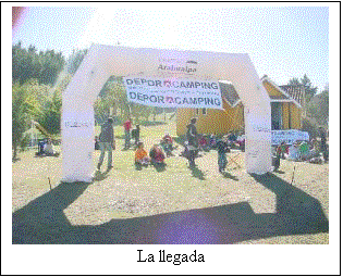 Cuadro de texto:  
La llegada
